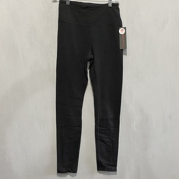 Bally Total Fitness Black 27'' High-Waist Tummy-Control Leggings - Picture 1 of 3